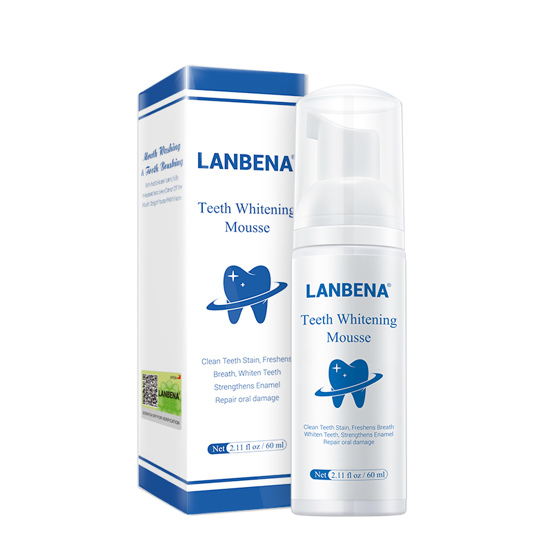 Зубная паста LANBENA для отбеливания зубов, зубная паста для гигиены полости рта, удаление пятен, зубной налет, инструмент для чистки зубов, новая версия