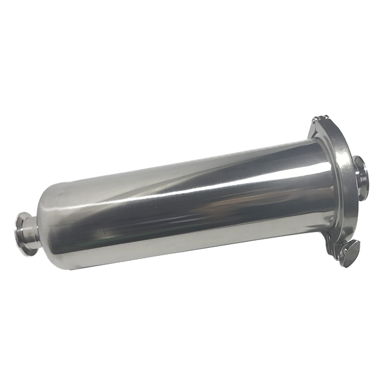 Sanitary ss micro housing 1"-4" weld stainless steel filter water,OEM ODM straight through water filter parts