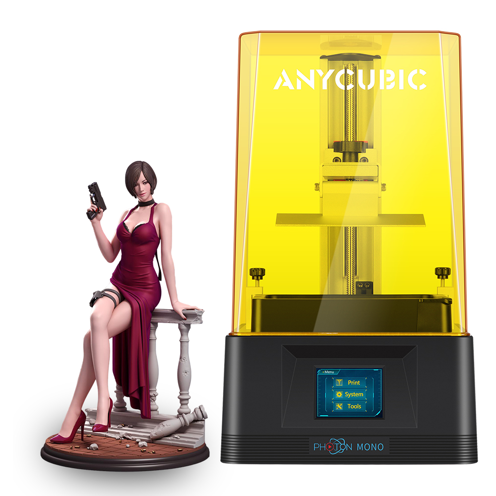 3D принтер ANYCUBIC Photon, УФ-светодиодная смола, SLA/LCD, цветной TFT-экран 2,8 дюйма, Светоотверждаемый, Автономная печать