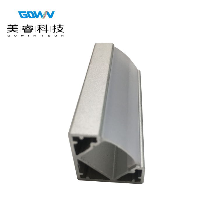 V Shaped Aluminum LED Profile LED Channel with LED Strip Diffuser Cover for LED Channel