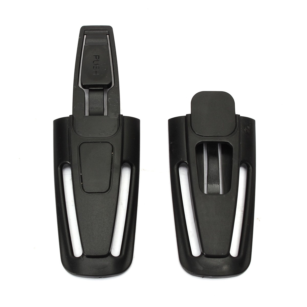 Car Baby Safety Seat Strap Belt Black Nylon PA66 14.5cm x 4cm Harness Chest Lock Tite Child Clip Safe Buckle