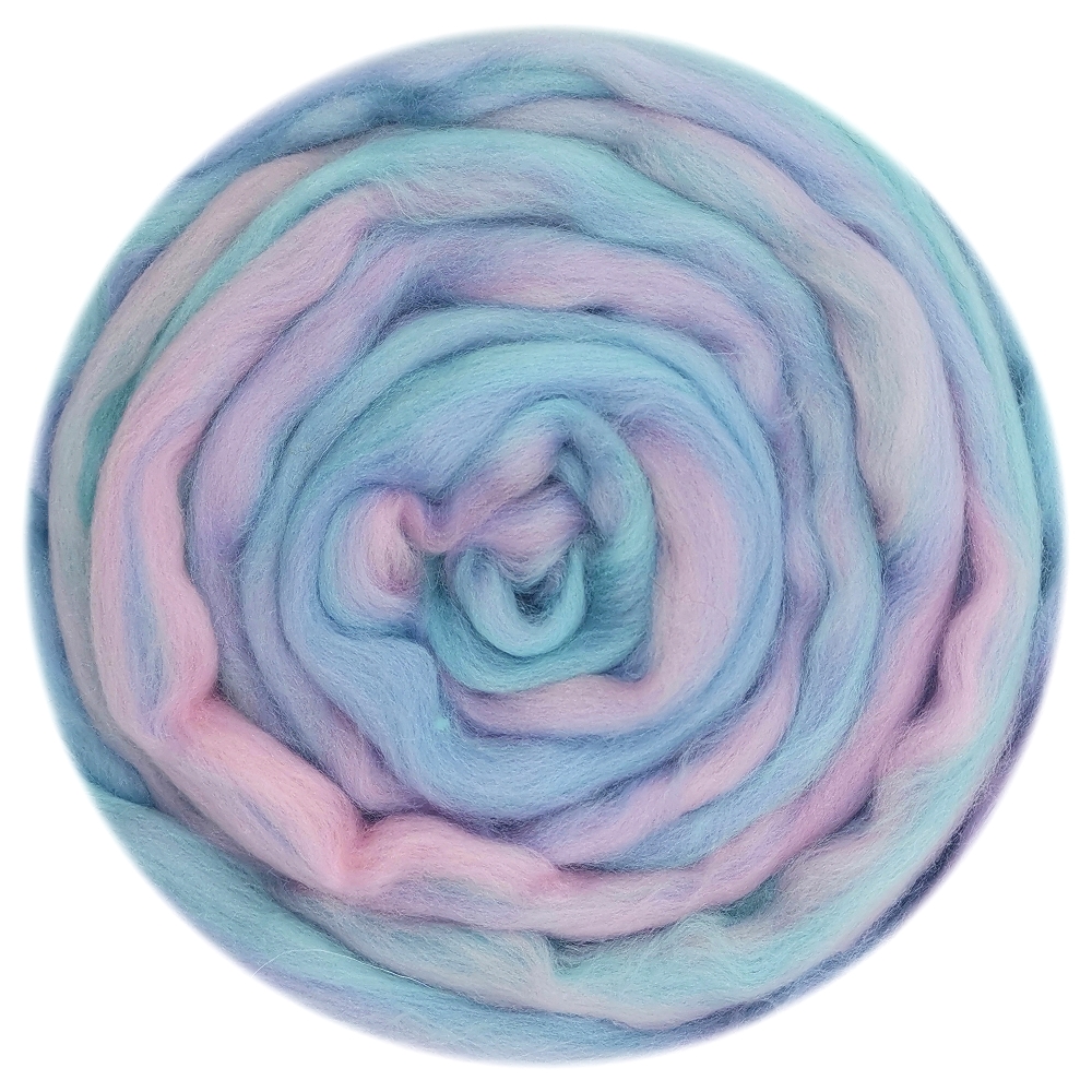 50g Blended Wool Roving for Needle Felting Animal, Felt Kit, Fiber to Make Wool Felting Animal (No. 01)