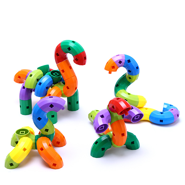 Creative Plastic Twist QiLe Building Blocks Magical Blocks Building Toy For Kids
