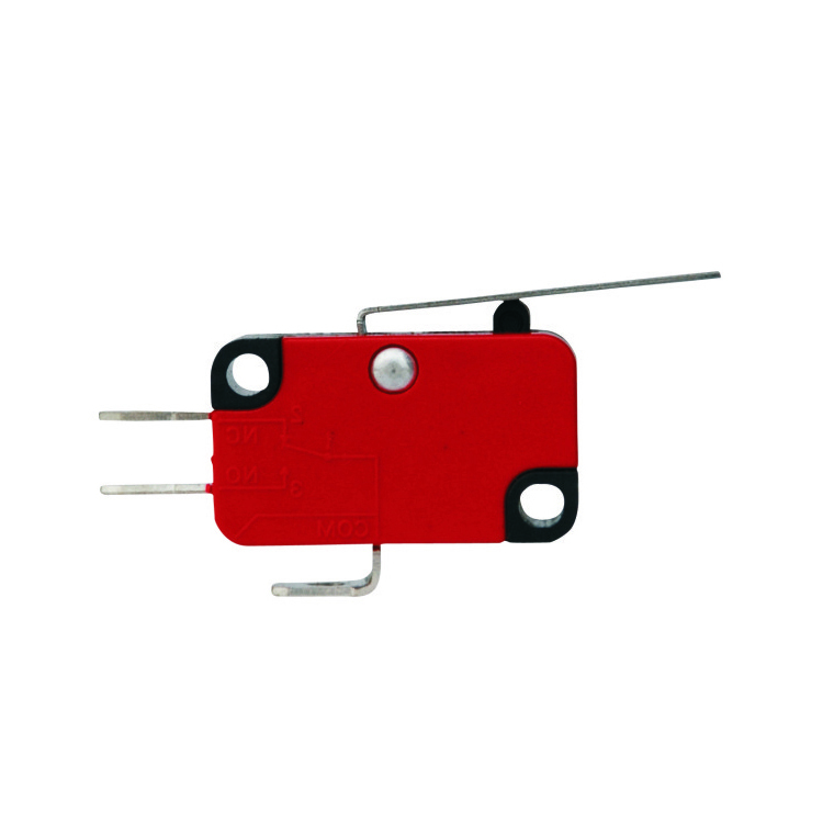Micro Push Switches Snap Action Arcade Mouse Smd de Empotrar , KW7/10 DPDT 125V 250V Normal Open Mini 3/2 Pin Micro Switch Blade