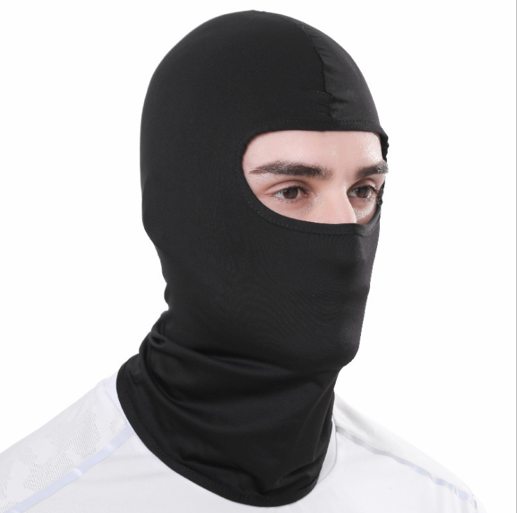Outdoor Motorcycle Windproof Face Cover Neck Warmer Head Magic Scarf Bandana One Hole Silk Balaclava