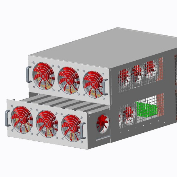 Корпус 6.5U 14 GPU корпус 7.5u стойка шасси без вентиляторов