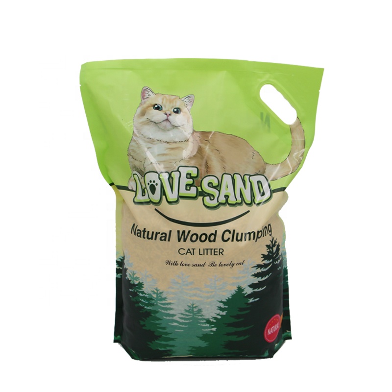 Emily Pets New Arrival Good Price 100% Natural Clumping Pine Pellets Super Absorbent Cat Wood Cat Litter