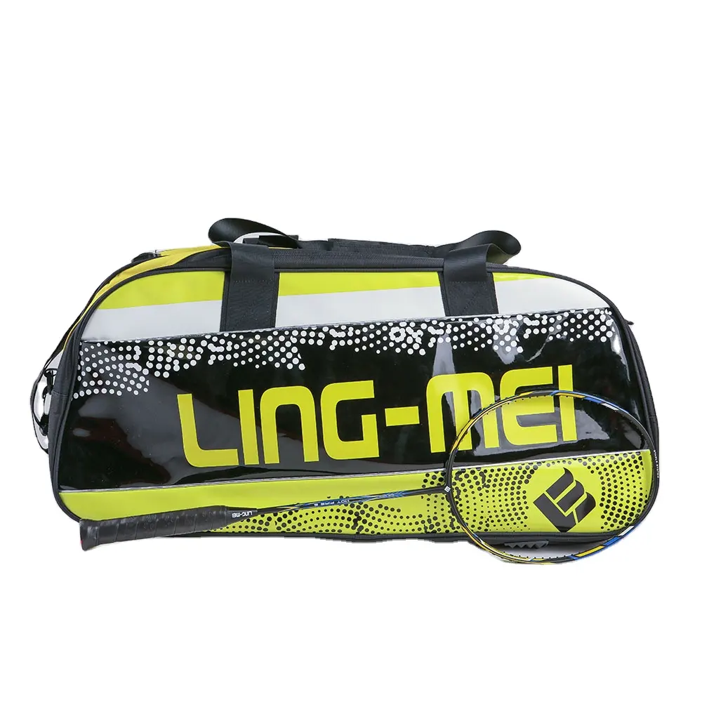100% polyester waterproof 6 pack badminton racket bag