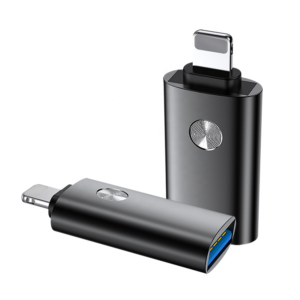 Адаптер OTG для подсветки к USB для iP7 8 Plus X 11 Pro, конвертер для подключения камеры iOS13, миди-разъем зарядного кабеля для пианино