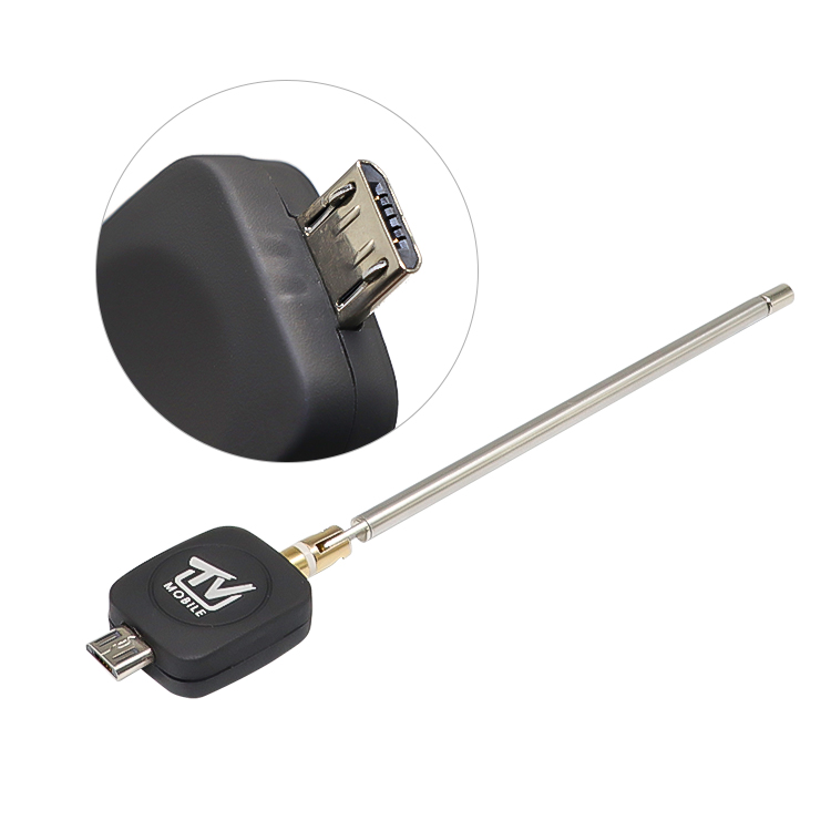 Mini Micro USB DVB-T Input Digital Mobile TV Tuner Receiver for Android 4.1-5.0 EPG Supporting HDTV Receiving