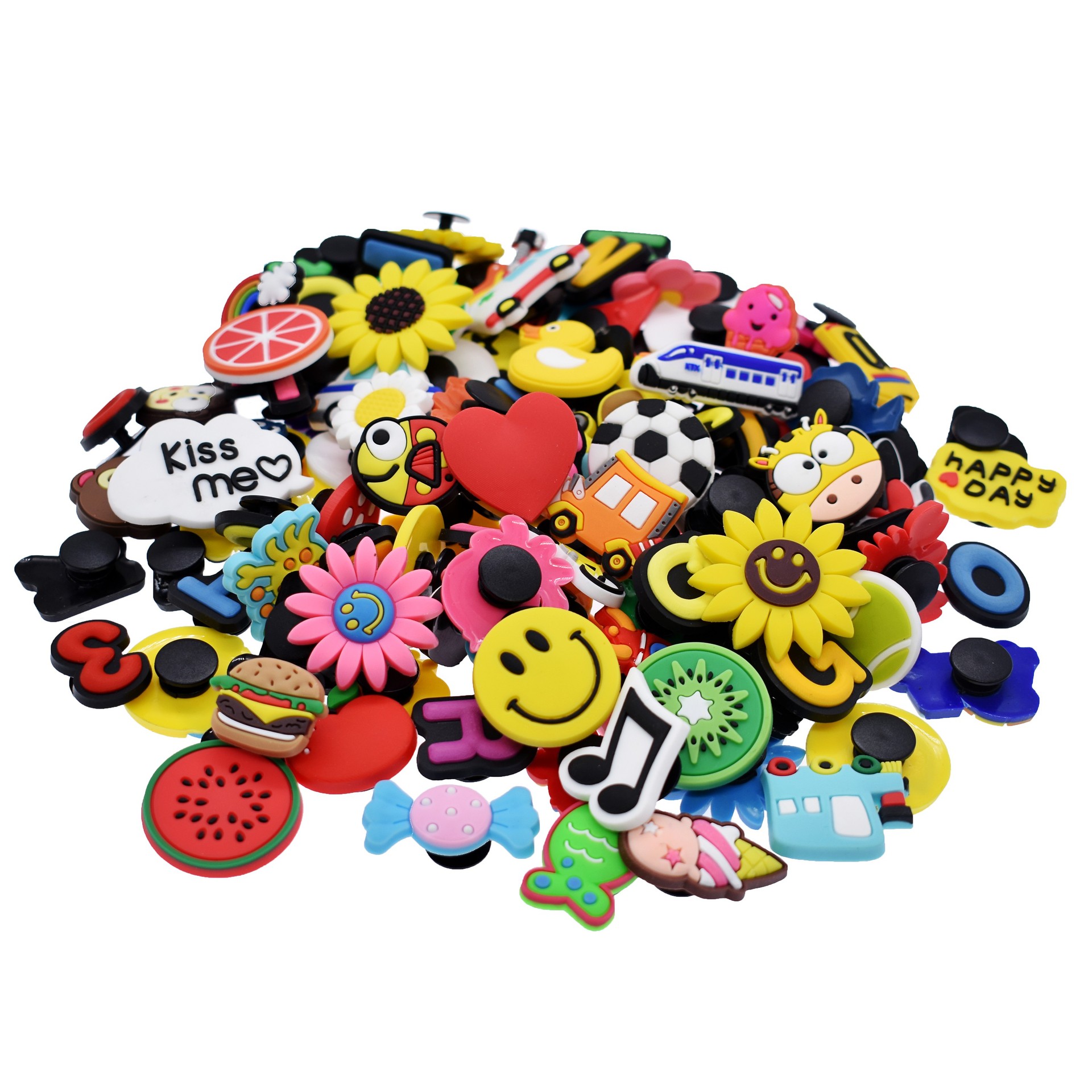 1000 different model princess style colorful beautiful bowknot mode embossed crocs shoes charm