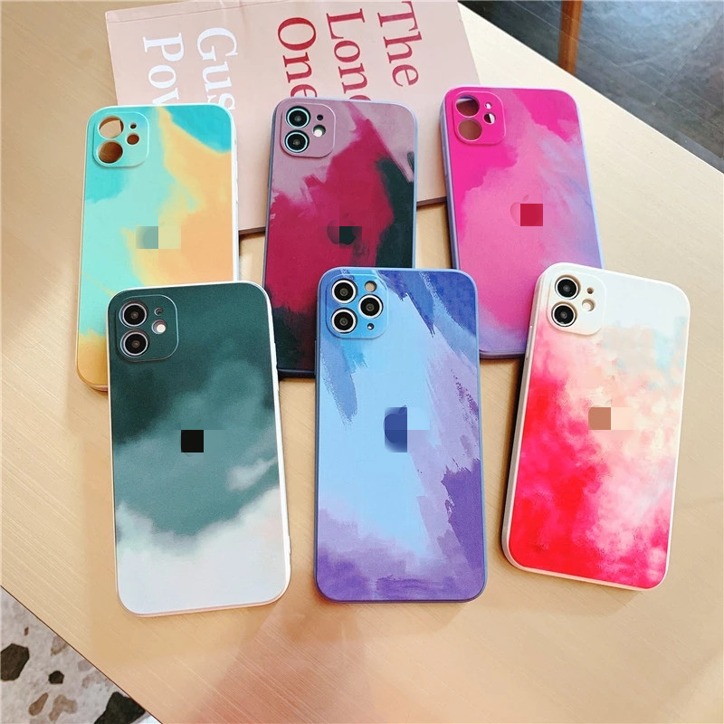 Новый роскошный оригинальный квадратный Мягкий силиконовый чехол для iPhone 11 Pro X XR XS Max 7 8 6 6s Plus SE 2 2020 12 Mini, чехол для телефона