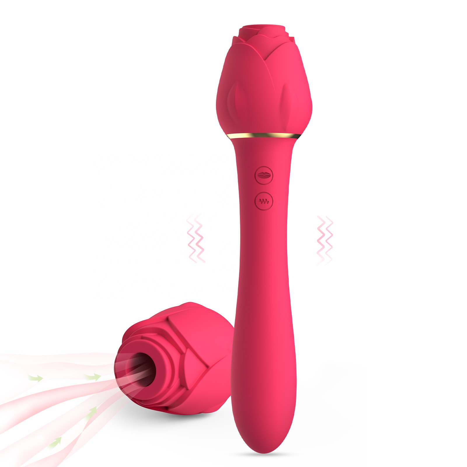 Powerful Masturbation Sex Toy G Spot Rabbit Vibrator Silicone Sex Products Rose Vibrator Sex Toy for Women
