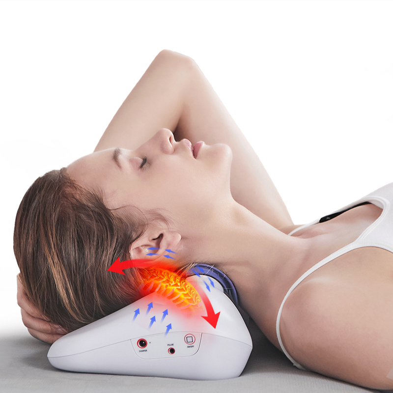 custom 2021 new electric pillow massager shoulder neck massage pillow