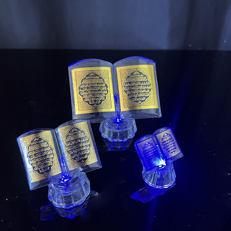 MH-L0308 Personalized crystal christening islamic gift crystal  Quran Book crystal baptism souvenirs Gifts