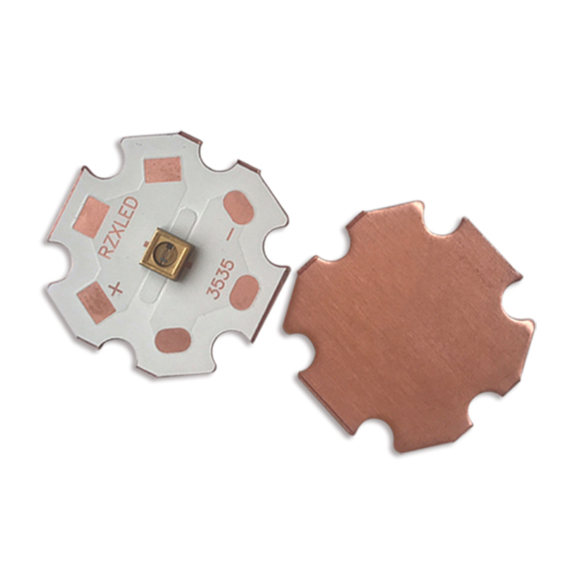 Держатель для платы со светодиодами 5V UVC 254NM 260NM 270NM 280NM модуль печатной платы размером 20*20*1,0 мм