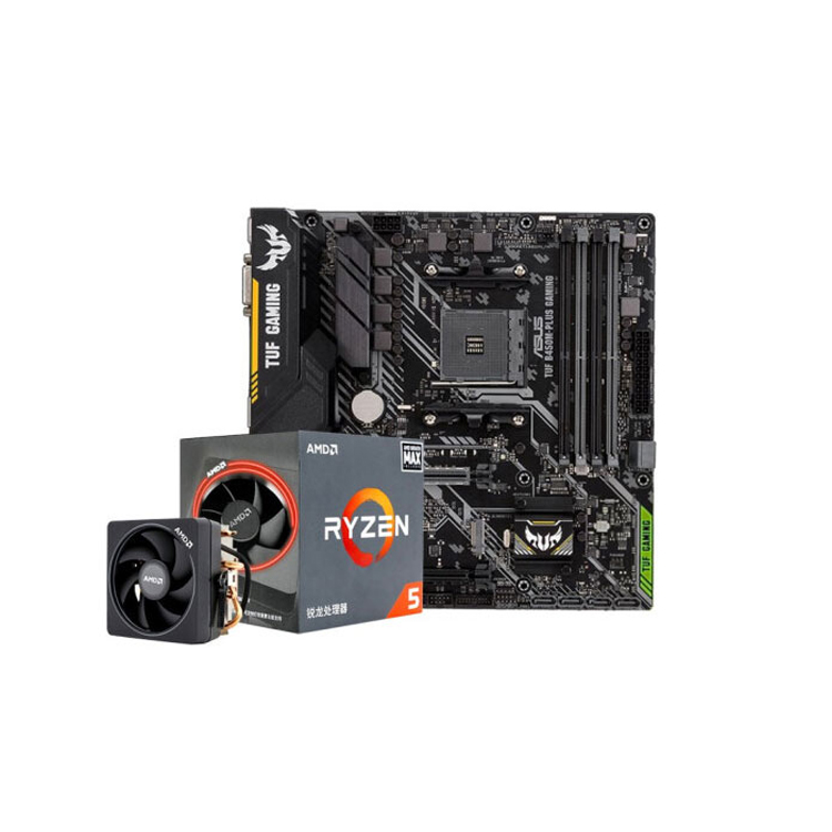 AMD Ryzen R5 2600 3,6 ГГц 6 Core 12 нити процессора процесс Asus B450M-P игровой гнездо материнской платы AM4 DDR4 для настольных игр