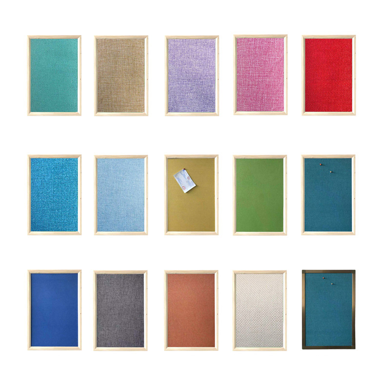 Wholesale Custom Hanging Printed Cork Board With Mdf Frame Cork Board Bulletin Board For Thumbtack