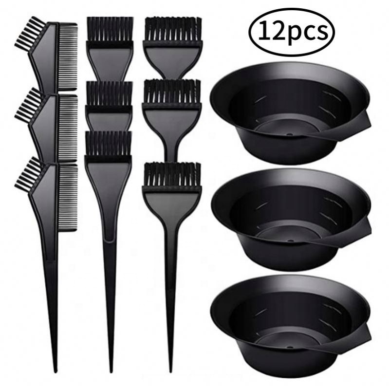 Plastic saloon color mixing shaving bowl