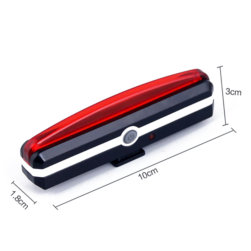 Новейшие 6 режимов перезаряжаемый от usb светодиодный предупреждающий Передний фонарь велосипедная Электроника задний фонарь для велосипеда
