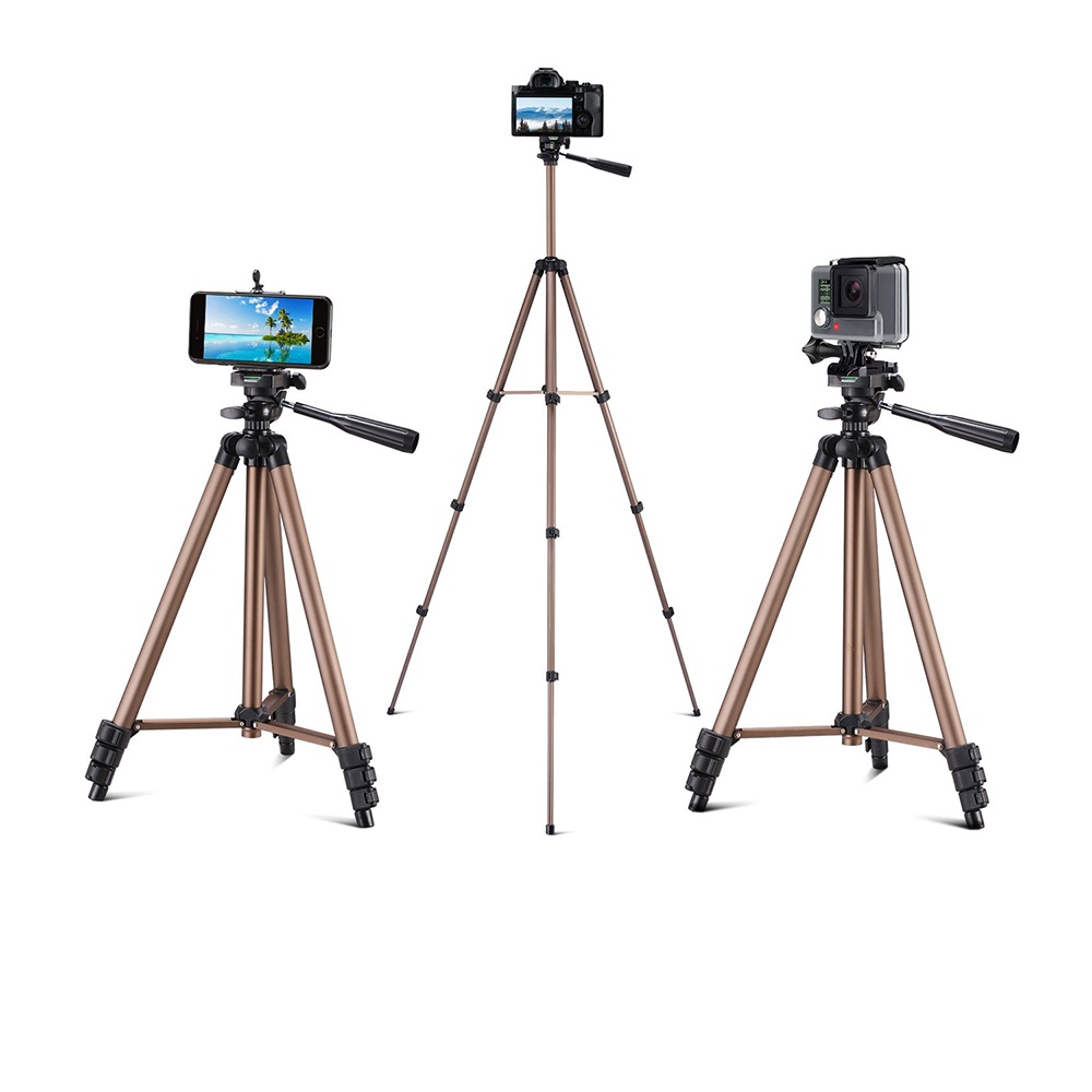 Best WT3130 Profesional Aluminum Mini stand Camera Tripod Stand With Smart Phone Holder For Canon DSLR Camera Phone Smartphone