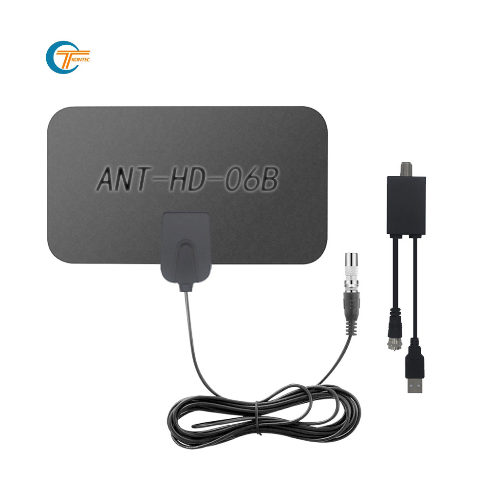Активная цифровая телевизионная антенна DVB-T2 ATSC 4K UHF VHF усилитель анализатор мощности 80 км Диапазон