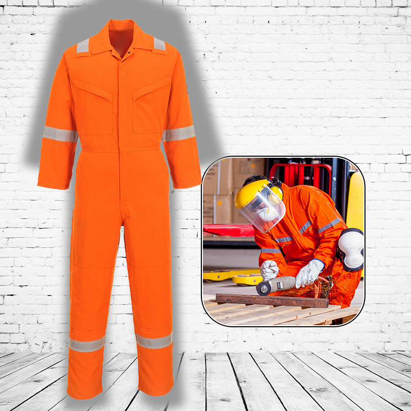 OEM Manufacturers Best Price Wholesale Work Safety Frc Coveralls Flame Retardant