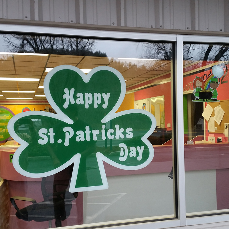 Custom Logo Design Static Sticker Cling Window Film printing