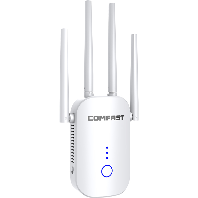 COMFAST CF-WR758AC 4 внешних антенны высокой мощности 1200 Мбит/с, ретранслятор Wi-Fi