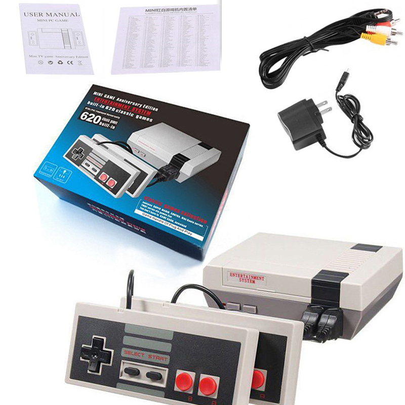 Прямая продажа с завода, NESs FC, встроенные 620 игр, поддержка 4K, игровой плеер, Ретро Классическая Мини игровая консоль