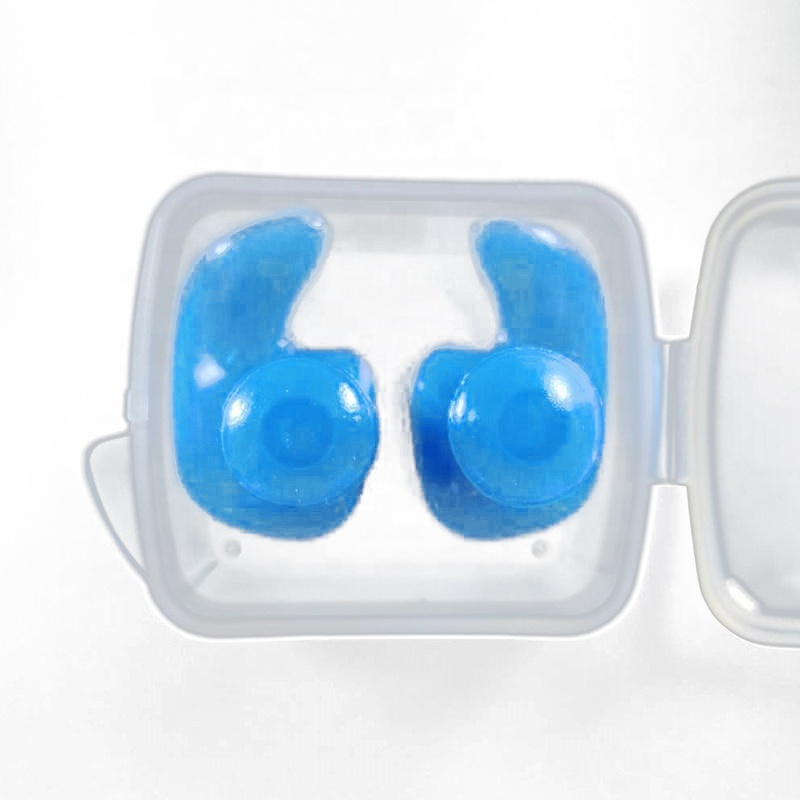 new upgrade design waterproof reusable silicone swim ear plugs for swimming surfing diving and water sports