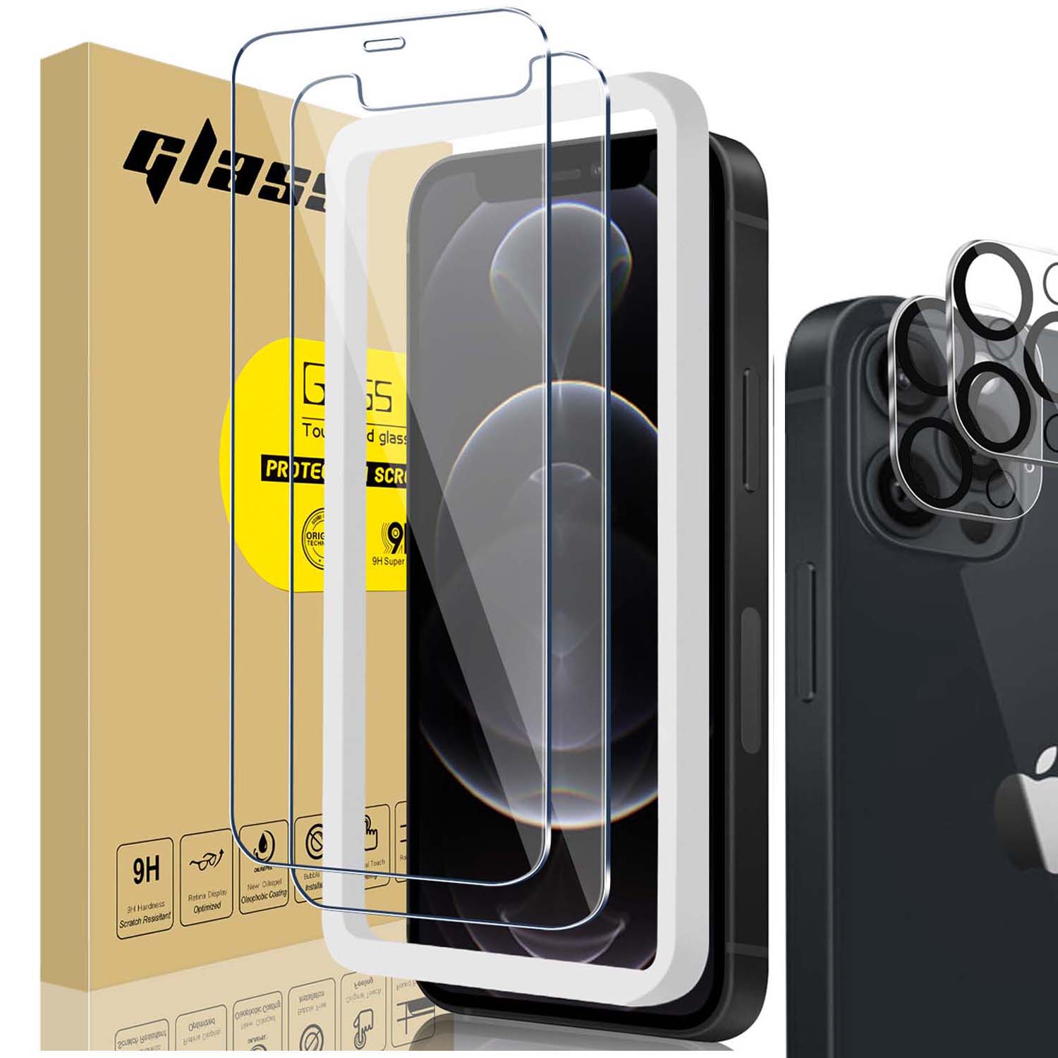 2.5d 9h High clear anti explosion ceramic screen protector tempered glass for iPhone 13 12 Pro max iPhone13 mini
