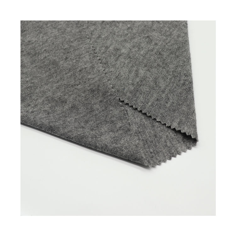 2021 new comfortable grey color knitted 30%wool70%acrylic fabric for shirt