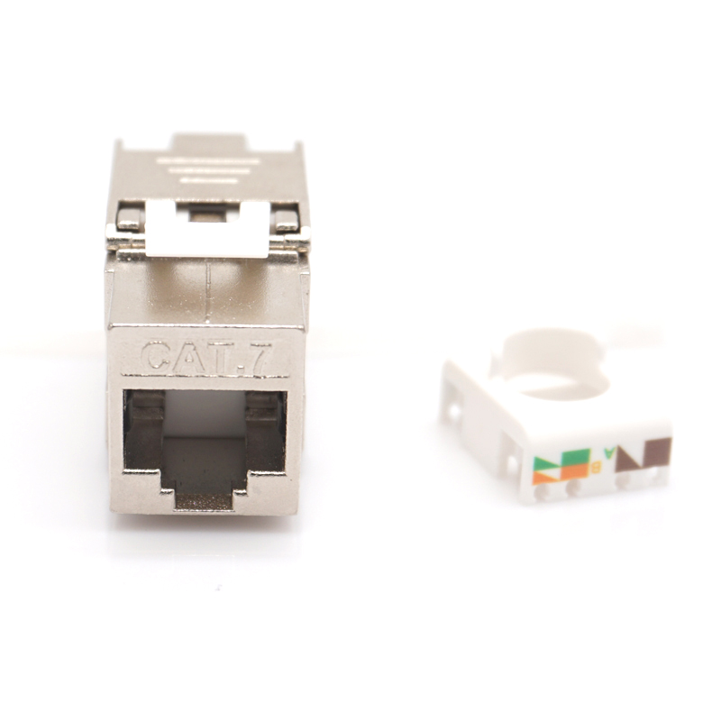 RJ45 Cat6a cat7 keystone jack с экранированным безинструментальным модулем 8p8c keystone CAT6 A