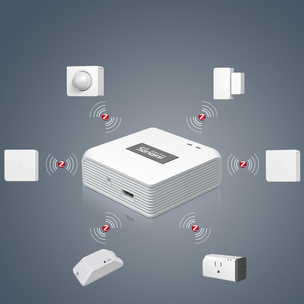 SONOFF ZigBee мост беспроводной датчик двери/окна оповещение через приложение управления EWeLink умный дом переключатель безопасности