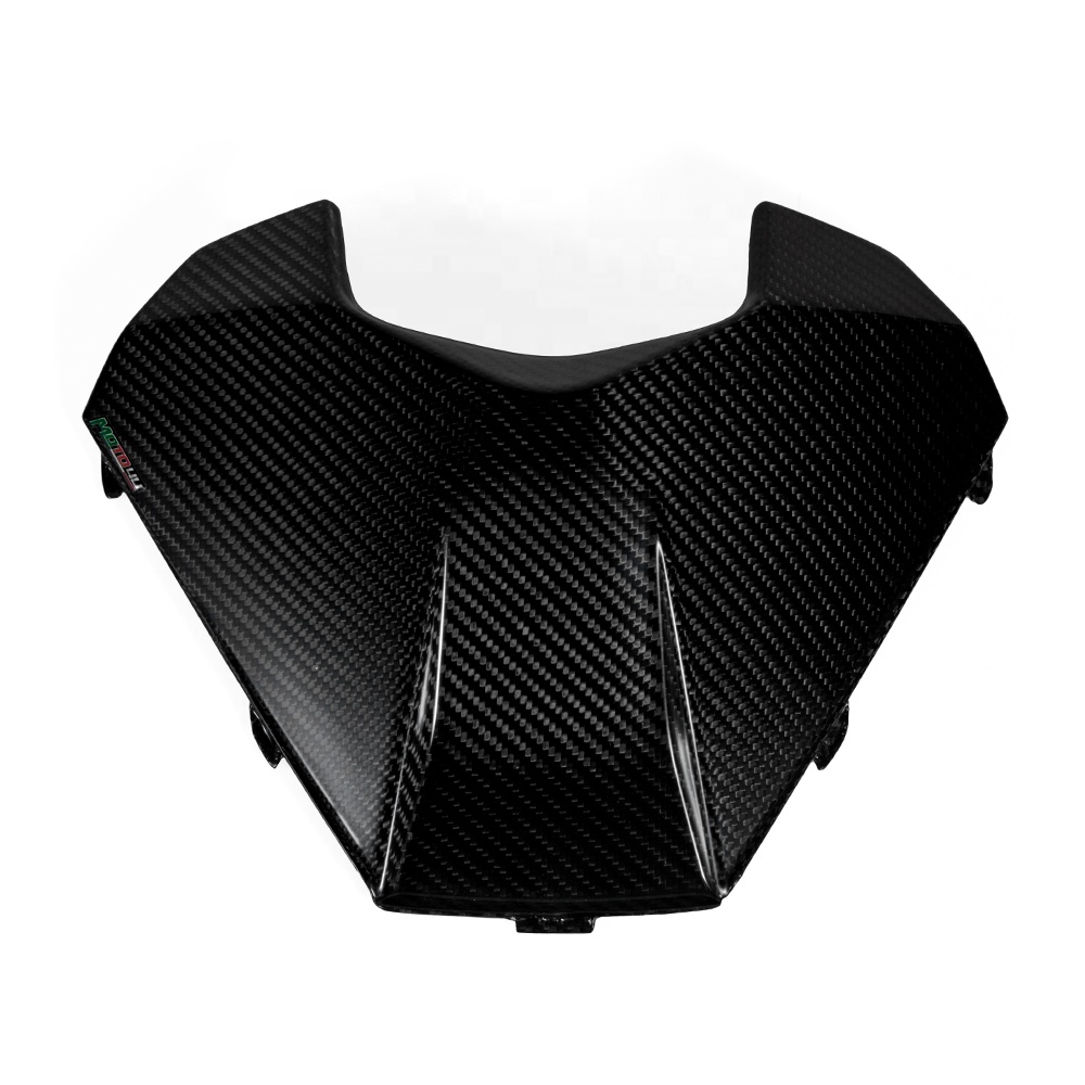 Сменная крышка карбонового бака для мотоцикла RC390 2018 с ярким плетением из саржевого переплетения