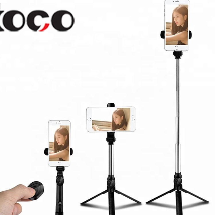 toco Telescopic portable 3 In 1 Universal Wireless Blue-tooths Remote insta 360 selfie stick