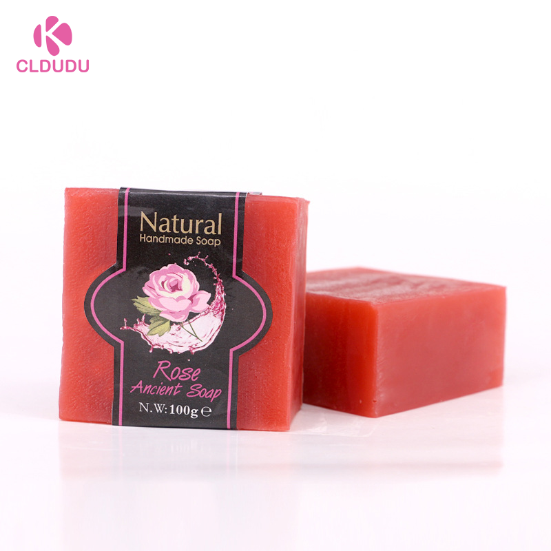 Natural organic goat milk hand made papaya soap body black charcoal soap rose flower essential oil yoni bar toilet soap