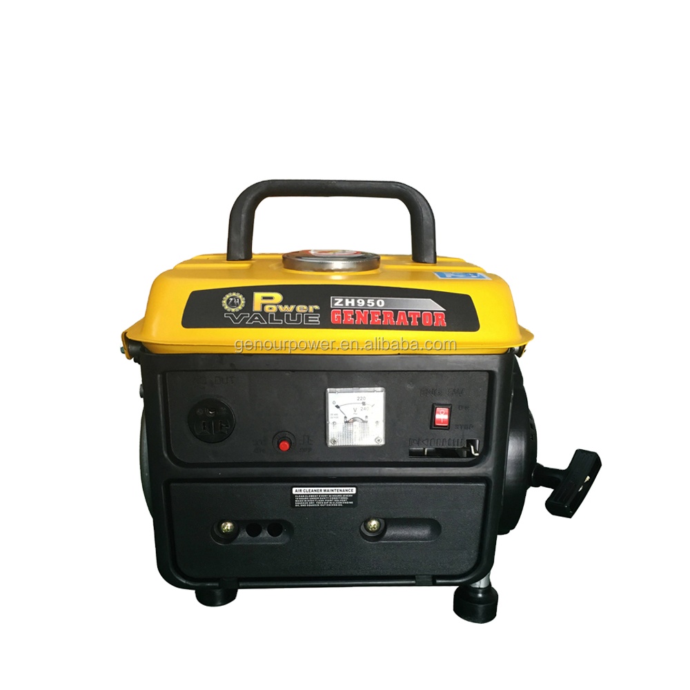 Бензиновый генератор мощности значение 500w 0.5kva povid электроэнергии для использования в экстренных случаях, когда Pow отключении двигателя переменного тока однофазный 1 год