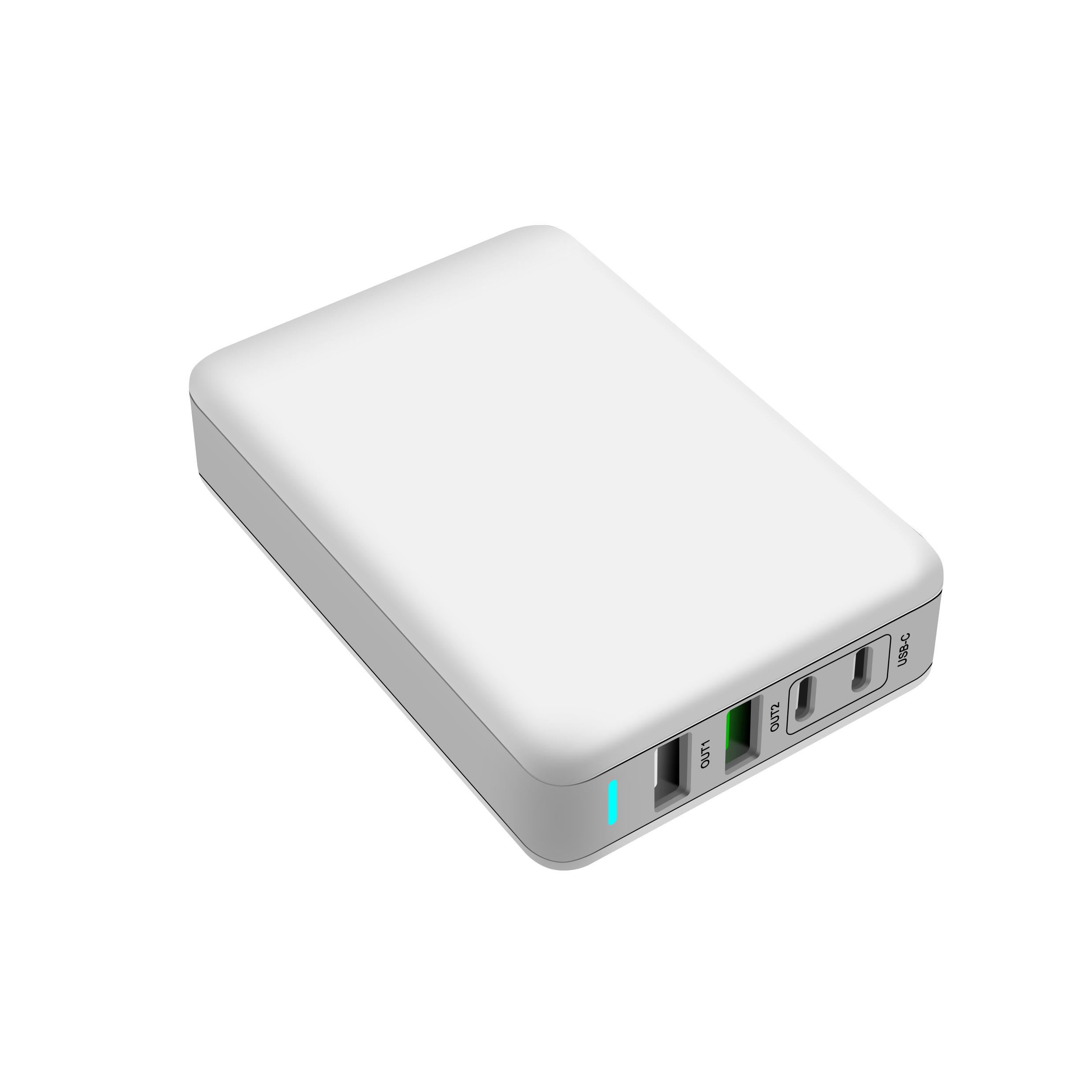 Высокоскоростное интеллектуальное зарядное устройство USB 65 Вт для Apple Mackbook Air