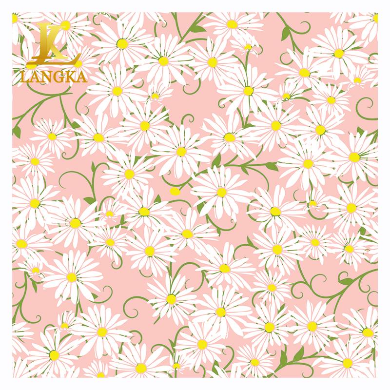 Langka super soft baby organic cotton knit interlock fabric print for kids clothing knitwear sleepwear