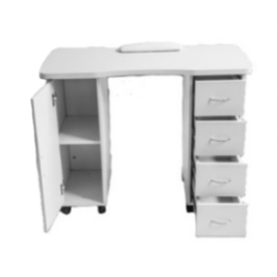 white hot sale nail table for beauty salon durable beauty nail equipment manicure table