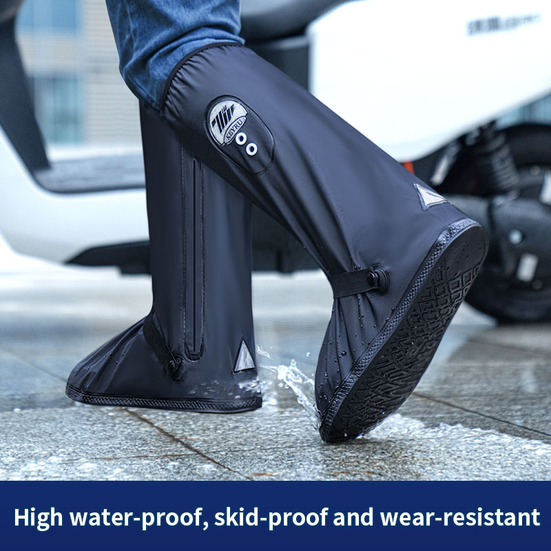 High Standard Unisex Waterproof Rubber Rain Shoes Cover Comfortable Anti-Slip Rain Boots Protectors Soft Breathable Light Weight