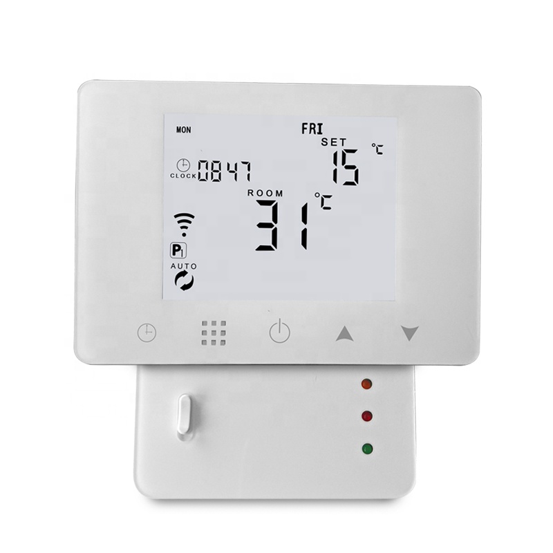 HY09RF-WIFI беспроводной Wifi умный термостат для газового котла температурный контроллер USB питание работает с Google Home Alexa 4,7