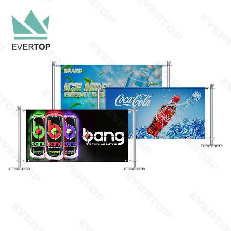 TS-CB04 Adbanner, линия очереди, реклама на заказ, ремень очереди, набор баннеров