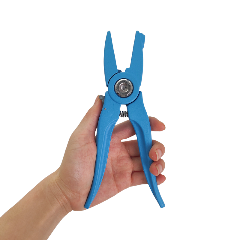 Blue integrated sheep ear tag pliers sheep ear tag pliers ear tag pliers for goat