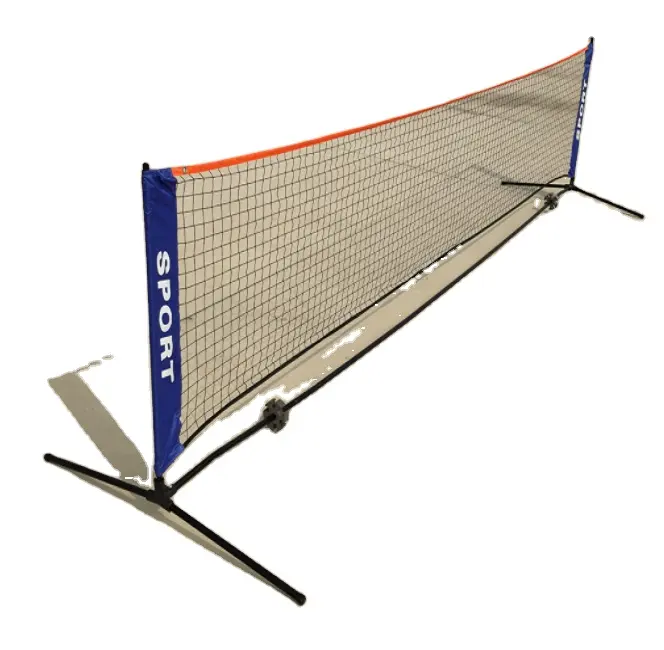 Factory Wholesale Simple Badminton Grid Tennis Net Foldable Badminton Net