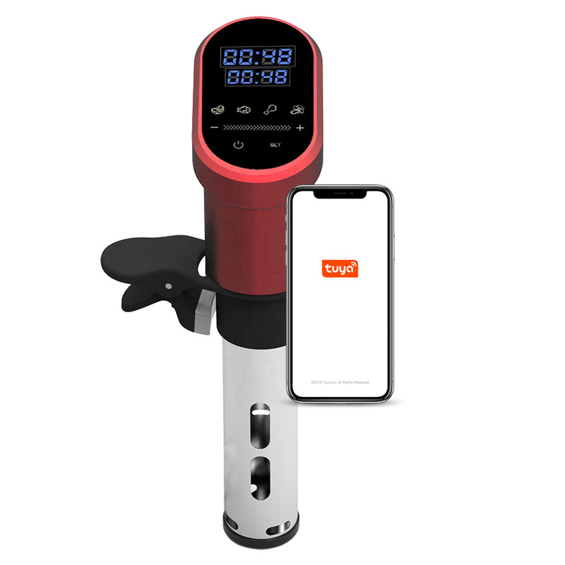 Прецизионный термостат Sous Vide для приготовления пищи, мощный программируемый медленноварка с нагревательным элементом PTC, для бытового использования, пластика, для отеля