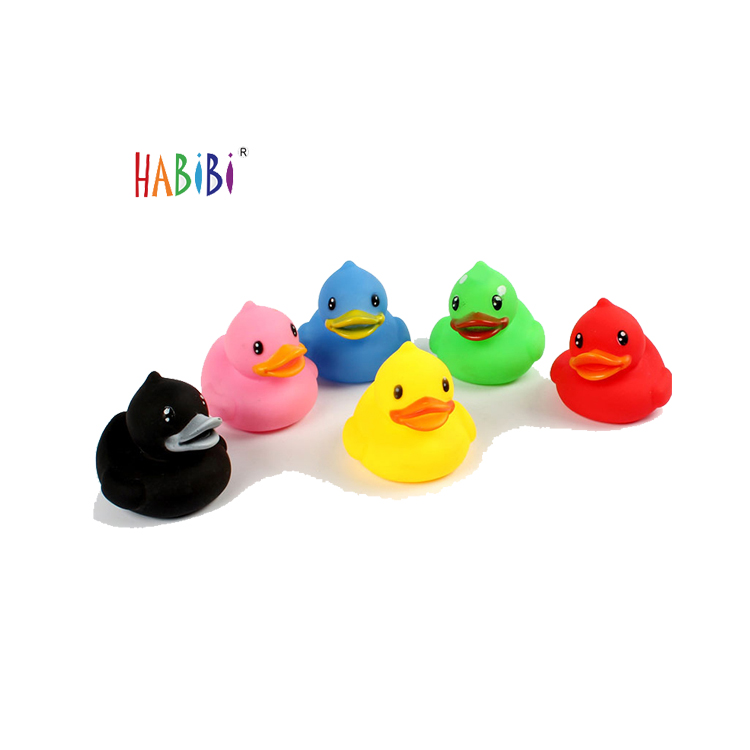 bath toy duck shape baby pvc floating shower swimming hot sale baby bath toys