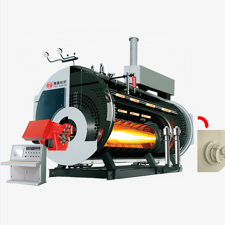 China 4t Oil Fired Steam Industrial Steam Boiler Used For Gas